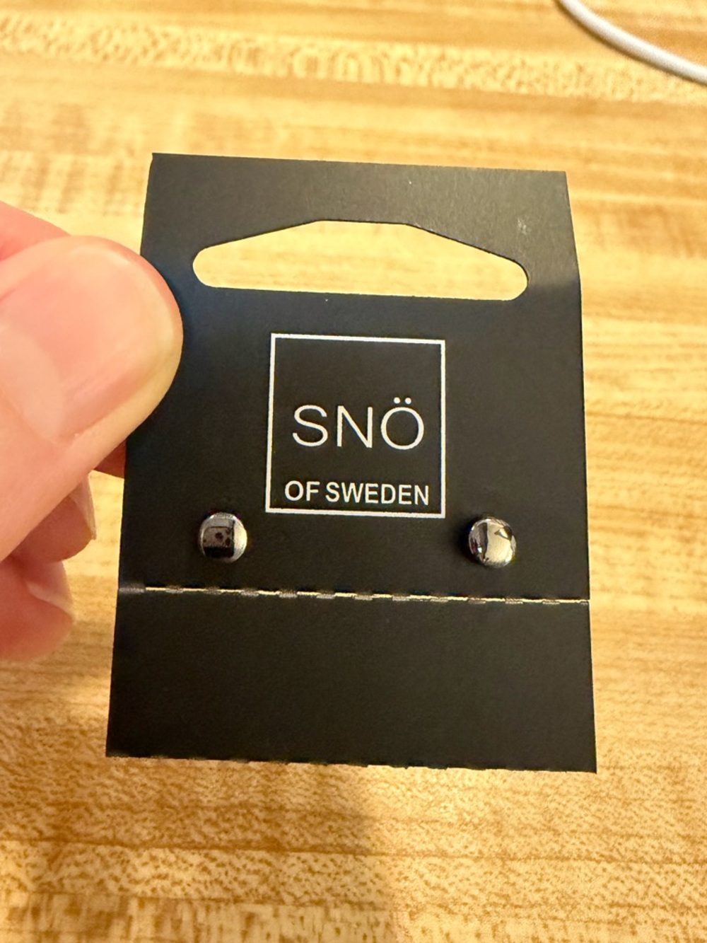 Sterling Silver Stud Earrings - Silver